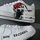 Кастомные кроссовки nike AF1 , ручная роспись, Tupacарт, Кроссовки, Волжский,  Фото №1