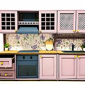 Кухня для Барби, мебель для Барби из фанеры