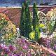 Order  Oil painting Lavender Happiness. Sunset in Provence. sharaeva-elena. Livemaster. . Pictures Фото №3