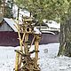 Кормушка-город для белок. Кормушки для птиц. Анастасия Кораблева (Лесные штуки). Ярмарка Мастеров.  Фото №6