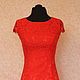 red lace dress valentino amelia. Dresses. Alisia_dress. Online shopping on My Livemaster.  Фото №2