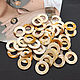 Rings split links Buffalo Horn Zebu 16mm, Accessories for jewelry, Bryansk,  Фото №1