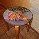 Decoupage stool ' love-Carrot'. Stools. nikazvereva. My Livemaster. Фото №5
