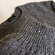 Grey Oversize jumper with sequins - mohair, Italy. Jumpers. Chichek - handmade clothes. Online shopping on My Livemaster.  Фото №2