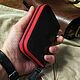Кошелек на круговой молнии Mini Zipper Red in Black, Кошельки, Сергиев Посад,  Фото №1