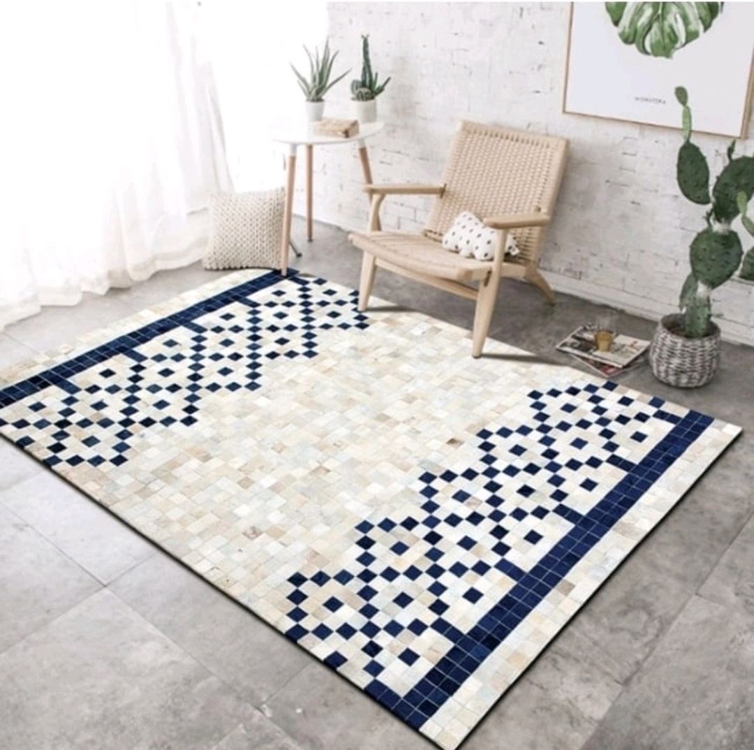 Ковёр из коровьих шкур Luxury Patchwork в интернет-магазине Ярмарка ...