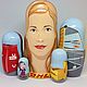 Corporate Matryoshka doll for DHL. Dolls1. marzipan-1 (art-marzipan). Online shopping on My Livemaster.  Фото №2