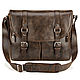 Leather bag 'Commander' (brown nappa). Men\'s bag. Russian leather Guild. My Livemaster. Фото №4