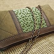 clutches: Handbag evening emerald Mystery