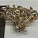 Винтаж: "Альстрёмерия" винтажный кулон. Броши винтажные. ANTIQUE_GOLDEN_ROSE. Ярмарка Мастеров.  Фото №4