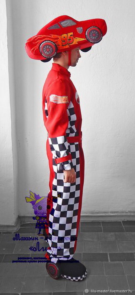 Lightning McQueen "Cars". Animatoractor suit/Cosplay