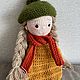 Вязаная кукла / осенняя школьница. Амигуруми куклы и игрушки. Вязаные игрушки и изделия Альбина(amifox) (amifox). Ярмарка Мастеров.  Фото №4