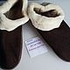 Furry slippers of fur 49 sizes. Slippers. Warm gift. Online shopping on My Livemaster.  Фото №2