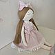  Куколка текстильная в розовом платье. Куклы Тильда. OlitaDolls. Ярмарка Мастеров.  Фото №5