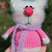 Куклы и игрушки handmade. Livemaster - original item Knitted toy Pussy Marfusha.. Handmade.