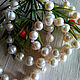 Pearl Necklace with Spinel Natural White Pearls . Beads2. Rimliana - the breath of the nature (Rimliana). My Livemaster. Фото №5