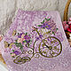 Set of bright kitchen towels 'Lavender Provence'. Towels. Knitted cozy. Online shopping on My Livemaster.  Фото №2