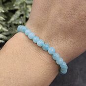 Украшения handmade. Livemaster - original item Delicate bracelet natural stone aquamarine. Handmade.