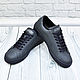 Stylish sneakers, made of natural perforated leather, handmade. Training shoes. SHOES&BAGS. My Livemaster. Фото №6
