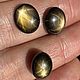  Черный звездчатый сапфир 3-5 карат яркая звезда. Кристаллы. Kossgems. Интернет-магазин Ярмарка Мастеров.  Фото №2