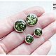 Order The earrings with a coating of jewelry resin. ru4kami-ru4kami. Livemaster. . Stud earrings Фото №3