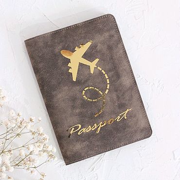 Сумки ручной работы. Ярмарка Мастеров - ручная работа Обложка на паспорт мужская экокожа. Handmade.