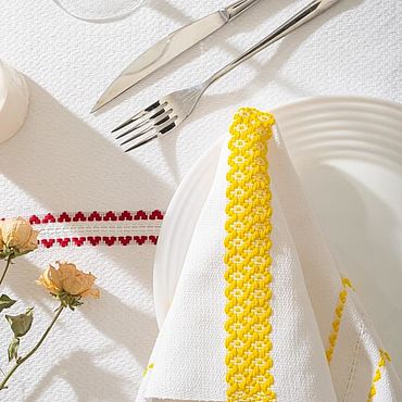 Для дома и интерьера ручной работы. Ярмарка Мастеров - ручная работа Декоративная салфетка Солнечный день. Handmade.