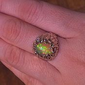 " Шарлин" кольцо с опалом Эфиопии