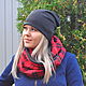 Hat, beanie and Snood 'Meet autumn brighter'. Headwear Sets. Olga Lado. My Livemaster. Фото №5