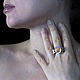 Серебряный перстень с эфиопским опалом Грация. Кольца. Darshain JEWELRY. Ярмарка Мастеров.  Фото №6