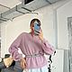 Свитер из мохера на шелке «Облако» женский вязаный. Свитеры. nikol.knitting. Ярмарка Мастеров.  Фото №4
