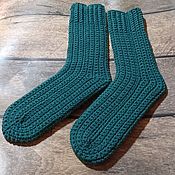 Аксессуары handmade. Livemaster - original item Knitted men`s socks. Handmade.
