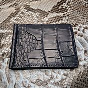 Сумки и аксессуары handmade. Livemaster - original item Clips for banknotes, made of genuine crocodile leather, handmade!. Handmade.