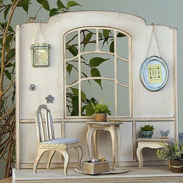 Куклы и игрушки ручной работы. Ярмарка Мастеров - ручная работа Румбокс  "ФЛОРА" масштаб 1:12. Handmade.