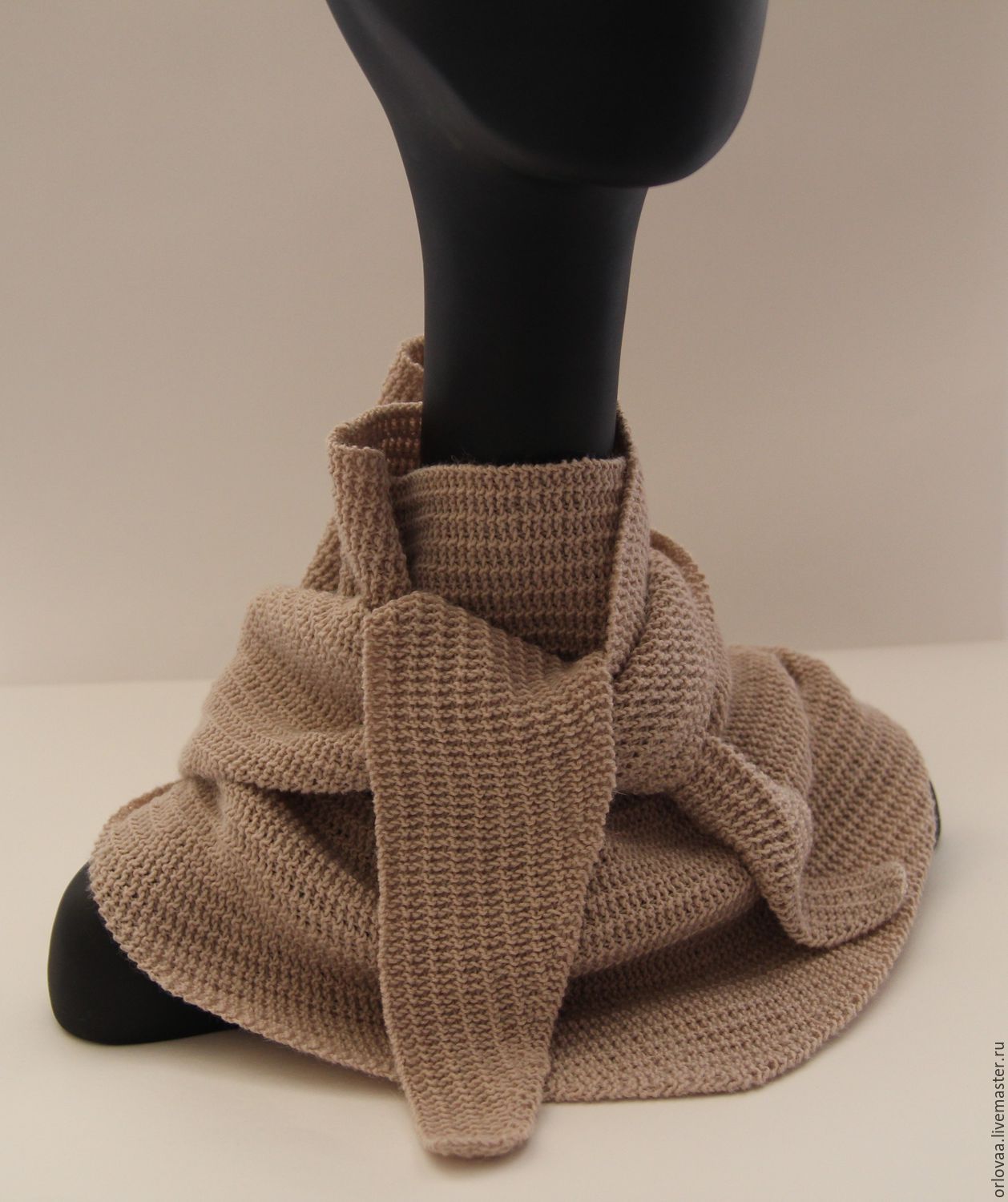 Bacchus 'striped' pattern 'beige', Scarves, Moscow,  Фото №1