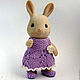 Сиреневый комплект одежды для Sylvanian families. Одежда для кукол. Елена Иванова (WhiteRacoon). Интернет-магазин Ярмарка Мастеров.  Фото №2