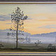 Oil painting 'Sunset in the swamp', Pictures, St. Petersburg,  Фото №1