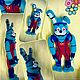 Глэмрок Бонни / Glamrock Bonnie из игре Five Nights at Freddy's. Мягкие игрушки. Галина Додонова. Ярмарка Мастеров.  Фото №5