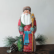Сувениры и подарки handmade. Livemaster - original item Santa Claus with turquoise belt. Handmade.