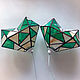 Order Stained glass lamp (sconce) ' Two hearts». tiffanarium (Tiffanarium). Livemaster. . Sconce Фото №3