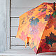 Umbrella with hand-painted Autumn maple and Rowan. Umbrellas. UmbrellaFineArt. My Livemaster. Фото №5