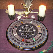 Фен-шуй и эзотерика handmade. Livemaster - original item Altar Wiccan Wheel of the Year, natural wood, ,29cm.. Handmade.