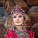 Заказать Венец Хрустальный "Жар Птица". 'СЛАВЕРА'-РОСКОШНЫЕ УКРАШЕНИЯ В РУССКОМ СТИЛЕ. Ярмарка Мастеров. . Кокошники Фото №3
