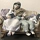 Винтаж: LLADRO 5735 фарфоровая статуэтка Старшая сестра. Статуэтки винтажные. Коллекция Frau Burd. Интернет-магазин Ярмарка Мастеров.  Фото №2