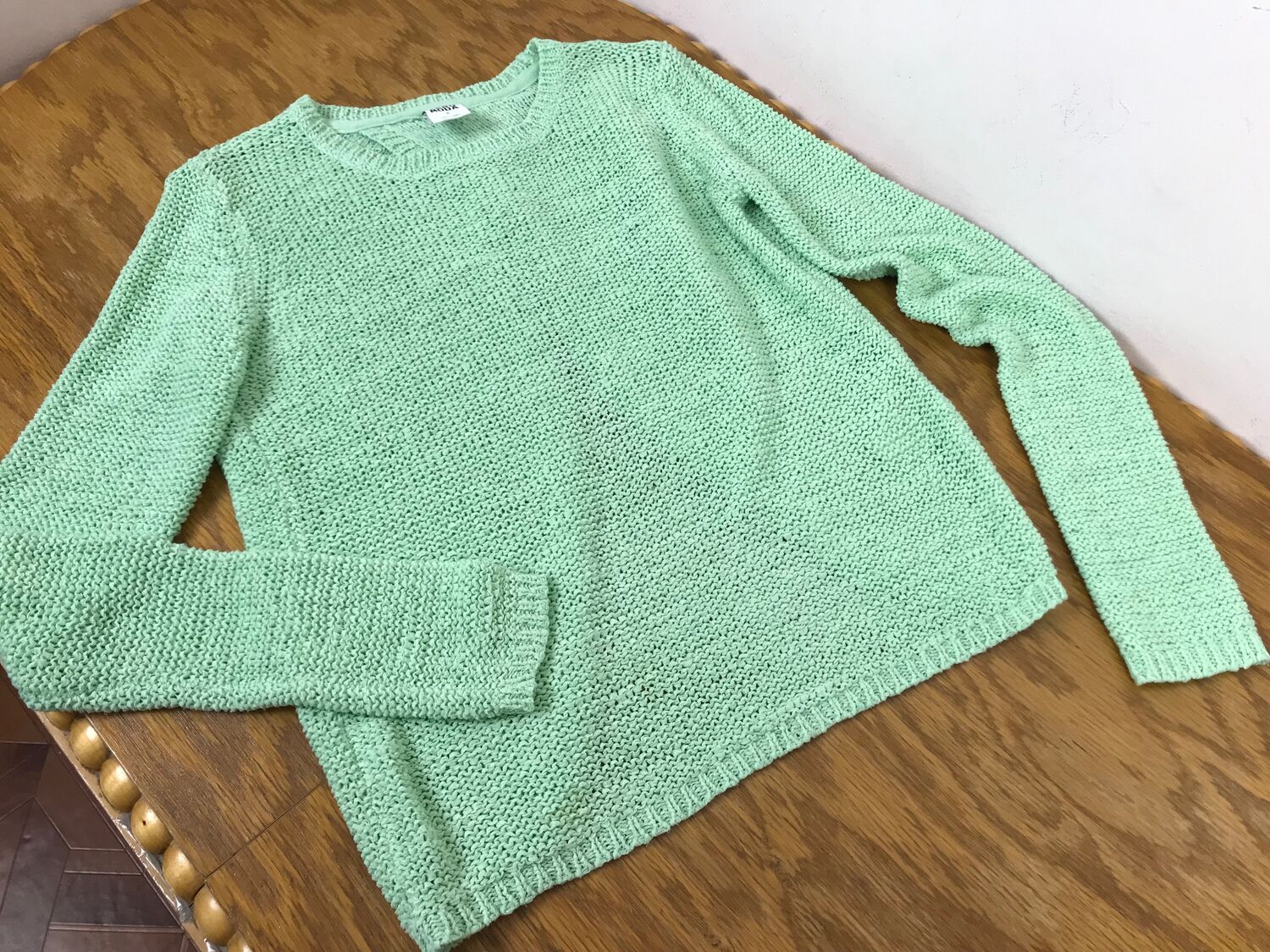 Винтаж: 44-46 Джемпер женский из ленточной пряжи от VERO MODA Цвет мяты купить в интернет-магазине Ярмарка Мастеров по цене 650 ₽ – X5K5IRU, Блузки винтажные, Невинномысск - доставка по России