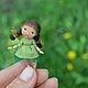 шарнирная кукла, мини qbaby, мини бжд, маленькая кукла, миниатюра, Шарнирная кукла, Губкин,  Фото №1