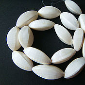 Материалы для творчества handmade. Livemaster - original item Beads Shell Kakkols Four-sided 27h15mm. Handmade.