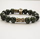 Bracelet with Thor's hammer made of natural stone. Bead bracelet. MintTiger. Online shopping on My Livemaster.  Фото №2