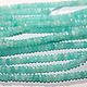 Амазонит Перу 4мм нить 38,5см. Бусины. Beads. Ярмарка Мастеров.  Фото №4