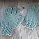 Перчатки с пайетками Голубой лед, Перчатки, Тольятти,  Фото №1